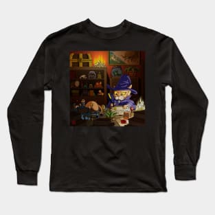 Baz the Cat Wizard Long Sleeve T-Shirt